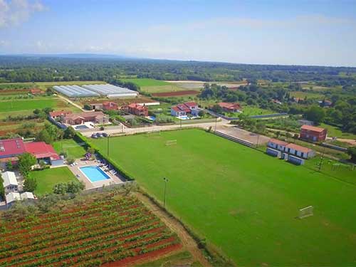 Wanderlust Istra Hostel - Blick aus der Luftperspektive