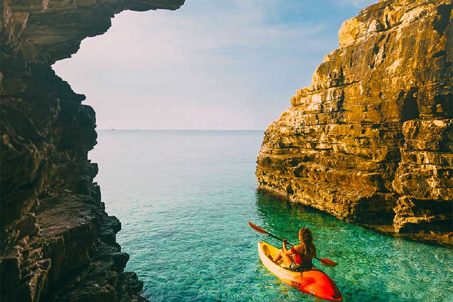 Kayak Premantura - Kajak Naturpark Kamenjak
